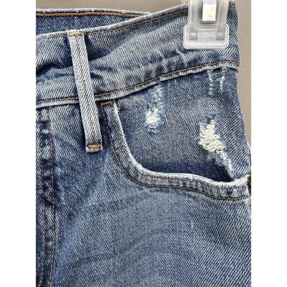 Frame Denim Heritage Le Sylvie Slender Straight Jeans High Rise Med Wash Sz 23 - Picture 6 of 15